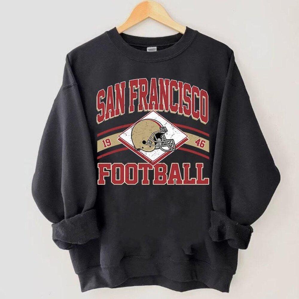 San Francisco Football Retro Style Graphic Team Spirit Unisex Sweatshirt